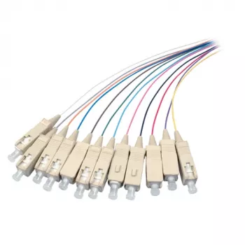 EFB Elektronik SC yksimuotokuitu kuitu-patchkaapeli, duplex 9/125 µm, 1 m, LSZH, keltainen
