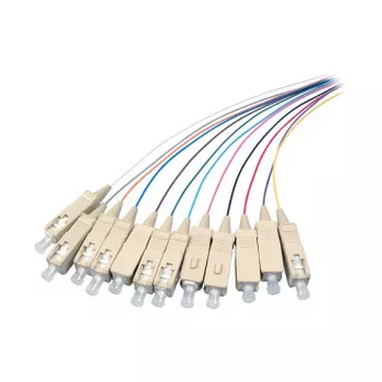 EFB Elektronik SC yksimuotokuitu kuitu-patchkaapeli, duplex 9/125 µm, 1 m, LSZH, keltainen