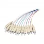 EFB Elektronik SC yksimuotokuitu kuitu-patchkaapeli, duplex 9/125 µm, 1 m, LSZH, keltainen