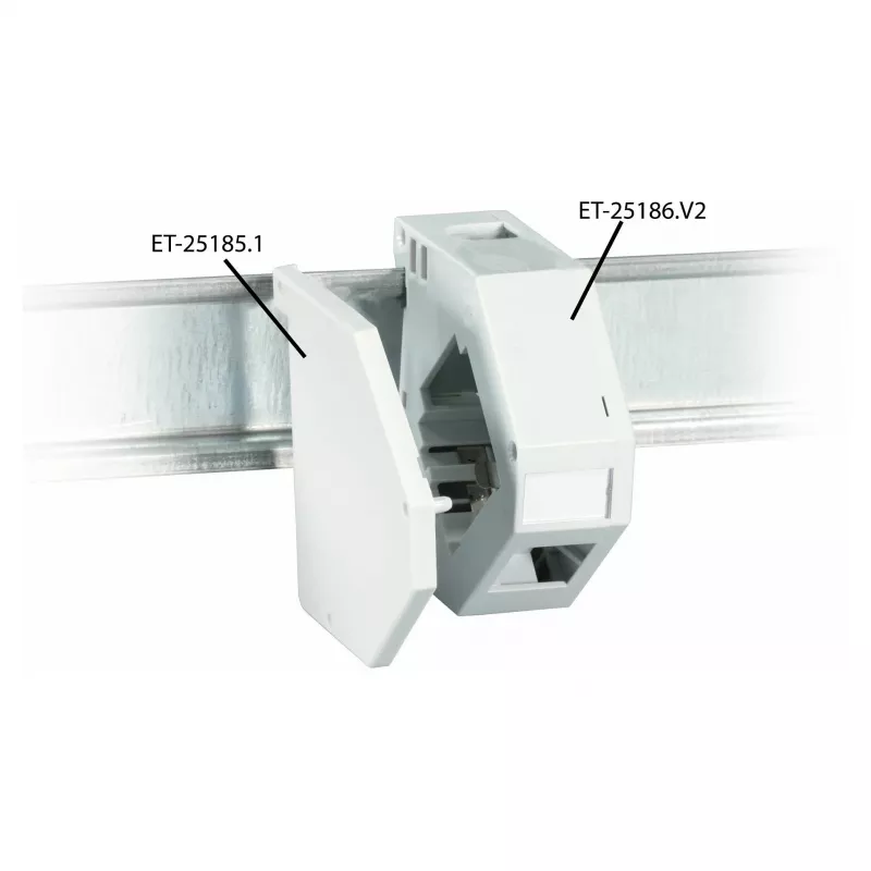 EFB ET-25185.1 liitinlevy Keystone-moduulikannattimelle ET-25186.V2