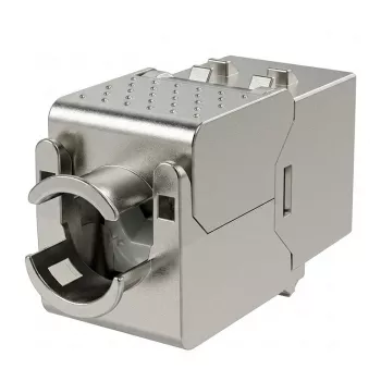 EFB RJ45 Keystone Slimline Cat.6A suojattu painevalettu sinkki 10GE