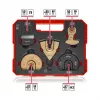 Einhell 708110 XLPLUS-CASE HCS HM monitoimityökalun tarvikesarja 37 osaa