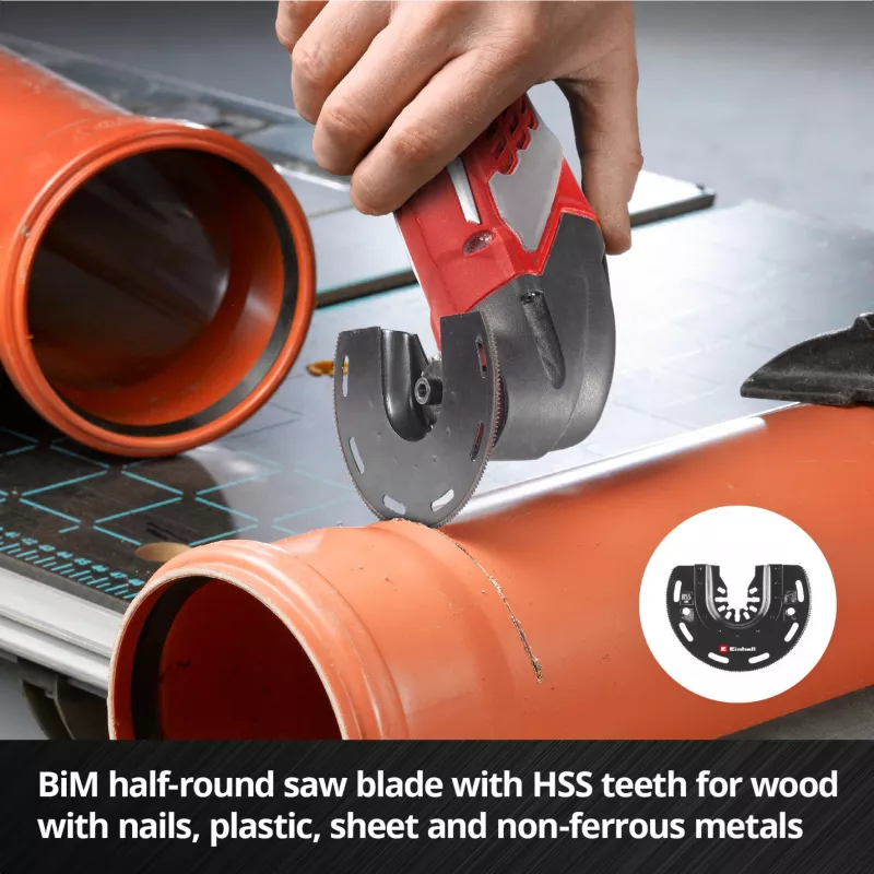 Einhell 708135 XL-PLUS-CASE BiM HSS monitoimityökalun tarvikesarja, 10 osaa