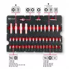 Einhell E-Case 92-osainen työkalusarja (370514) - kromi-vanadiiniteräs, musta/punainen