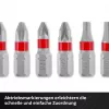 Einhell Karabiner Impact Bitsarja 10-osainen 1/4 tuuman kuusiokanta Impact-bitti karabiiniklipsillä