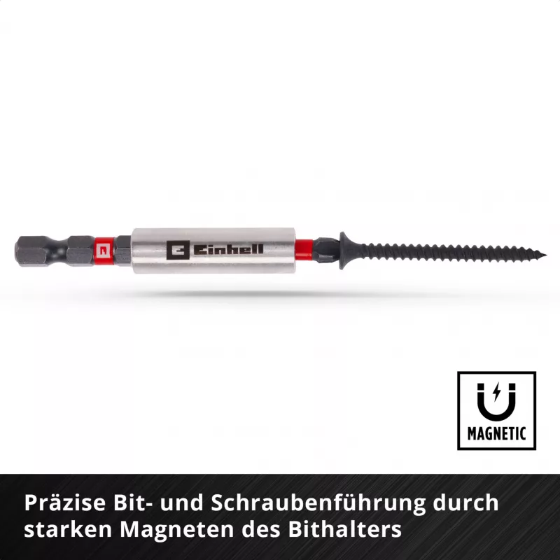 EINHELL-KWB Impact Bit & Socket Set M-CASE-laukussa, 39-osainen