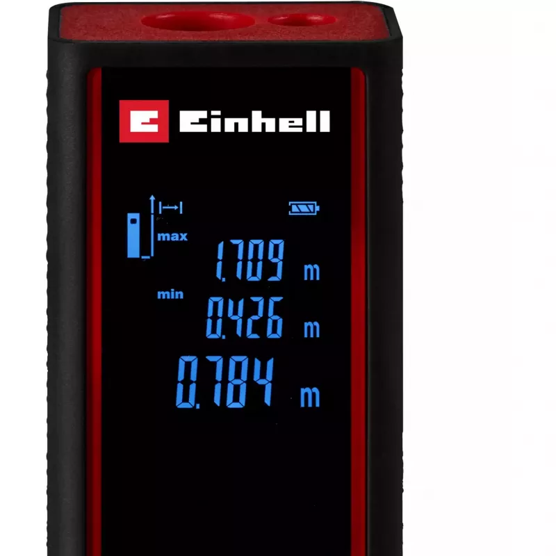 EINHELL -laseretäisyysmittari TC-LD 30 R (musta/punainen, 5 cm - 30 m)