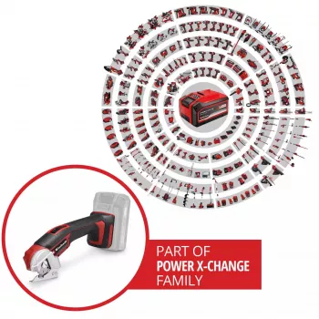 EINHELL Power X-Change yleisleikkuri TE-UC 18/6 Li - Solo, 18V (musta/punainen, ilman akkua ja laturia)