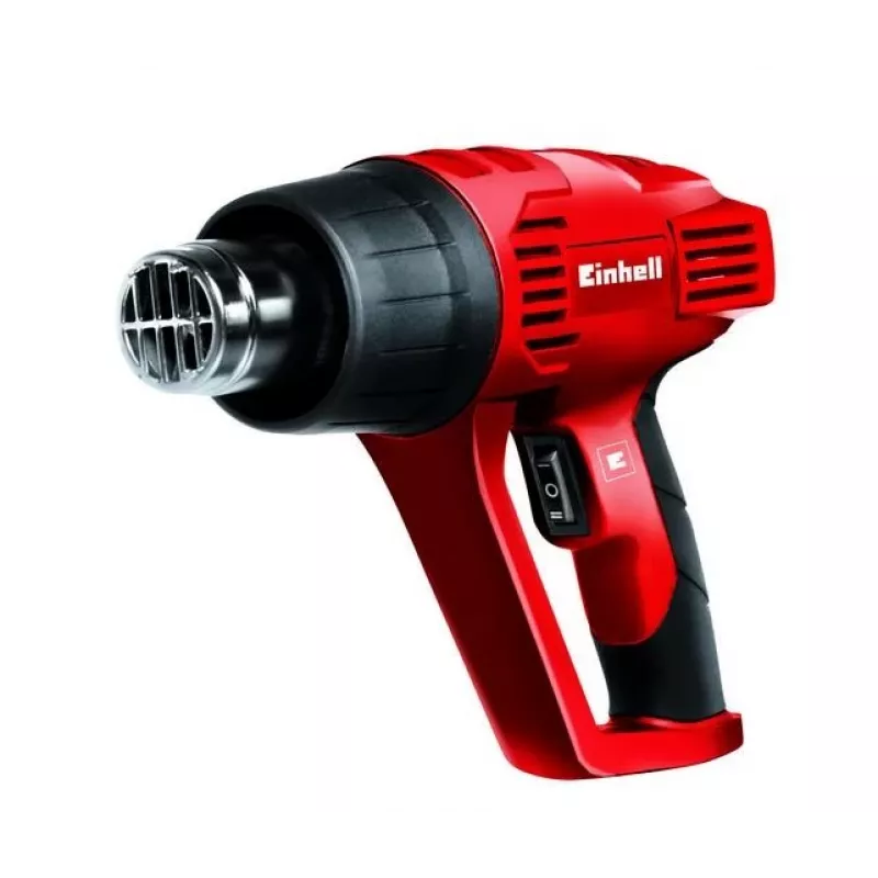 Einhell TC-HA 2000/1 kuumailmapuhallin 2000 W 550 °C 500 l/min 4 suuttimella ja kaapimella punainen