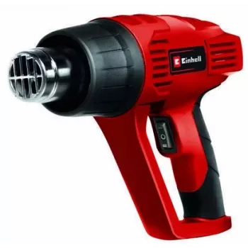 Einhell TC-HA 2000/1 kuumailmapuhallin 2000 W 550 °C 500 l/min 4 suuttimella ja kaapimella punainen