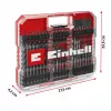 EINHELL XL-CASE isku- ja poranteräsarja, 95-osainen, poranterä- ja ruuvauskärkisarja