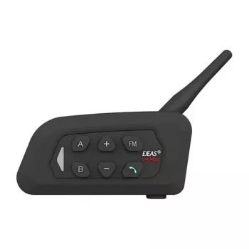 EJEAS V4 Plus moottoripyörän intercom jopa 4 osallistujalle
