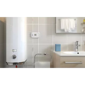 EL-HOME CD-17A2v2300/B häkävaroitin LCD-näytöllä ja 9V varavirtalähteellä