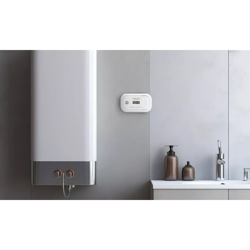 EL-HOME CD-17A2v2300/B häkävaroitin LCD-näytöllä ja 9V varavirtalähteellä