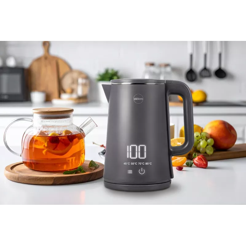 ELDOM C515S johdoton vedenkeitin harmaa 1,8L 2000W