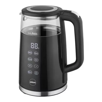 Eldom C540 vedenkeitin 1,7L 2000W ruostumaton teräs hopea/musta