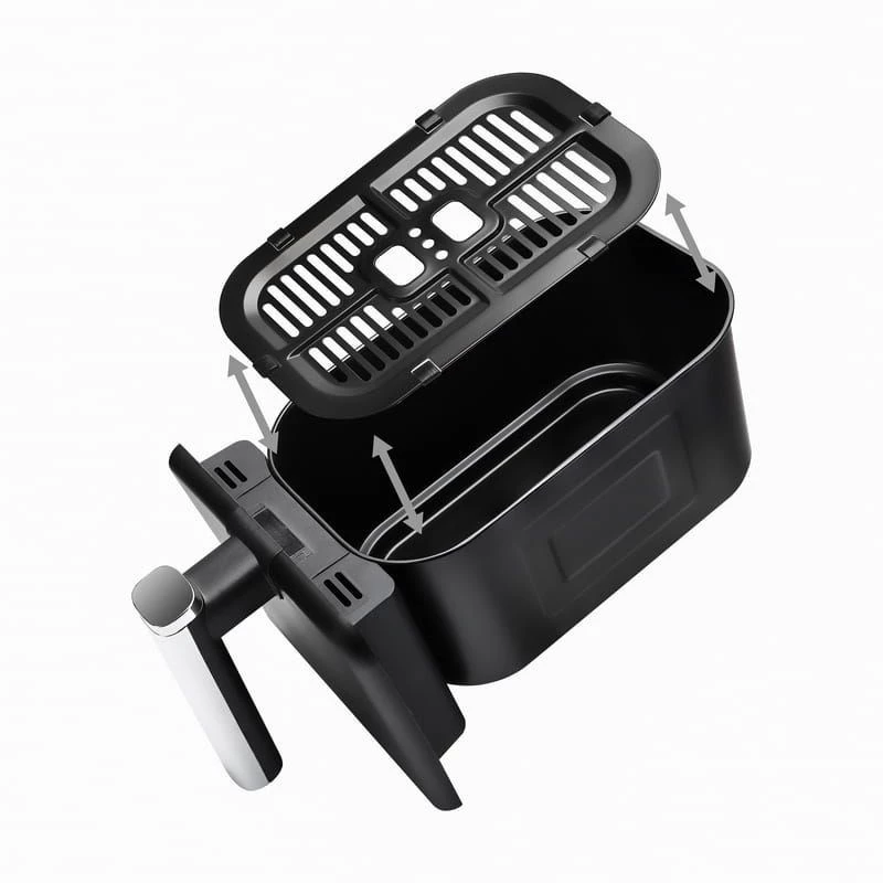 ELDOM FR200 airfryer, 9 L, 2200 W, Dual Drawer