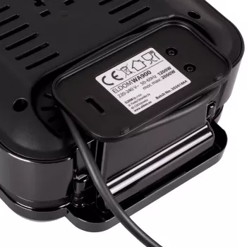 ELDOM WA900 vohvelirauta 1200W musta