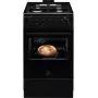 Electrolux 600 Series kaasuliesi ja sähköuuni, musta, 50 cm