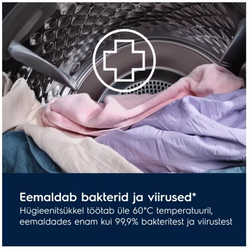 Electrolux EW7D495UDE lämpöpumppukuivausrumpu, 9 kg, A++