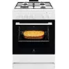 Electrolux LKG604012W vapaasti seisova kaasuliesi ja kaasuliesiuuni, 60 cm, valkoinen