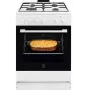 Electrolux LKG604012W vapaasti seisova kaasuliesi ja kaasuliesiuuni, 60 cm, valkoinen