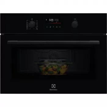 Electrolux LVM6E46Z kalusteisiin asennettava yhdistelmämikroaaltouuni grillillä, 46 l, 900 W, kosketusohjaus, musta