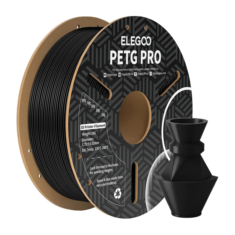 ELEGOO PETG Pro -filamentti (Black) 1,75mm 1kg