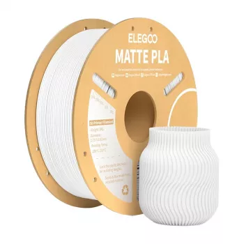 ELEGOO PLA Matte -filamentti valkoinen 1,75 mm 1 kg