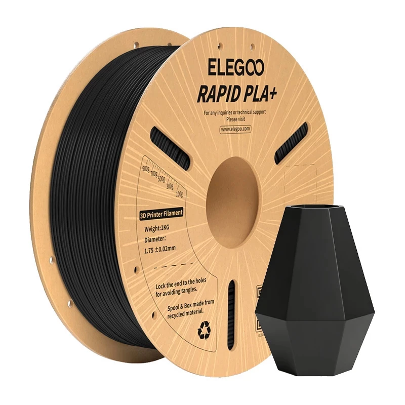ELEGOO Rapid PLA+ -filamentti (musta)