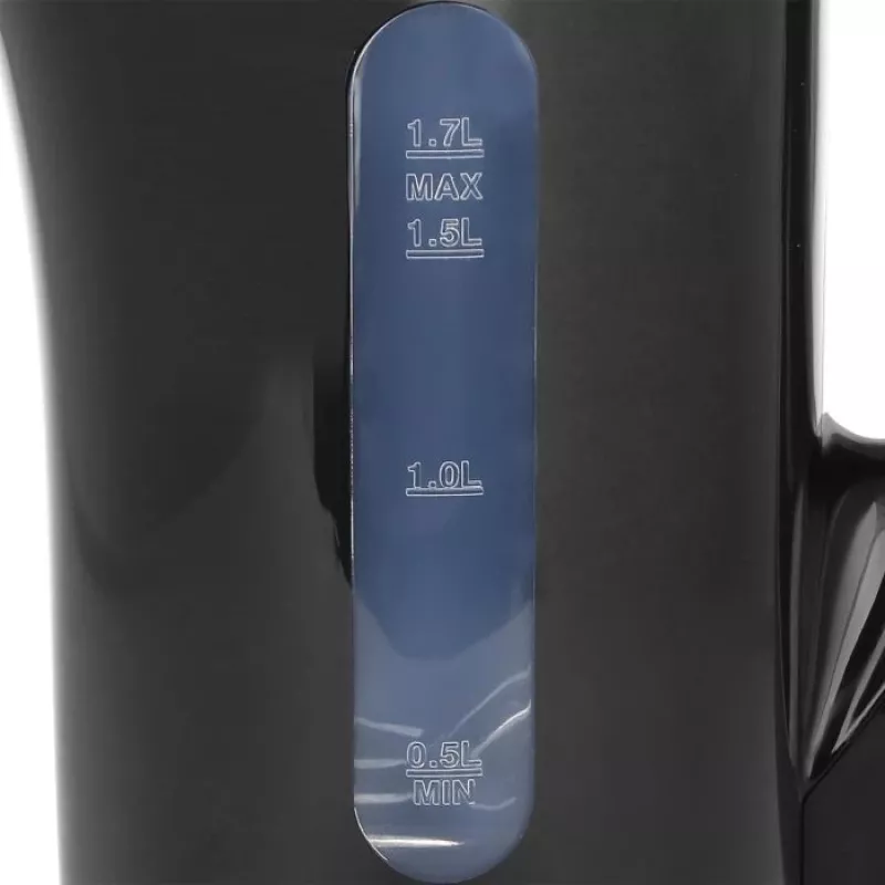 Emerio WK-123483 vedenkeitin 1,7 L musta 2200 W johdoton vesimittarilla