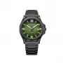EMILE CHOURIET miesten automaattinen kronografi 41mm musta kellotaulu musta nahkaranneke 081172GHHE8H