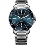 EMILE CHOURIET miesten automaattinen sukelluskello 42 mm ruostumaton teräs musta kellotaulu 081169G6AW986