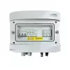 EMITER kytkentäkeskus DCAC Hermetic IP65 EMITTER Noark 1000V tyyppi 1+2 DC-ylijännitesuojalla, 1 x PV-merkkijono, 1 x MPPT // og. AC Noark tyyppi 1+2, 10A 3-vaihe