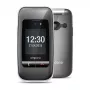 Emporia ONE V200i simpukkapuhelin, 2,31 tuuman näyttö, Dual-SIM, SOS-painike, Space Grey/hopea