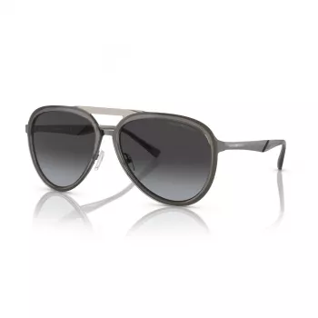 EMPORIO ARMANI EA2145-33578G aurinkolasit miesten metallikehys mattamusta harmaa liukuväri linssit 59mm