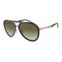 EMPORIO ARMANI EA2145-33598E miesten kulmikkaat aurinkolasit mattamusta tummanharmaa 59 mm