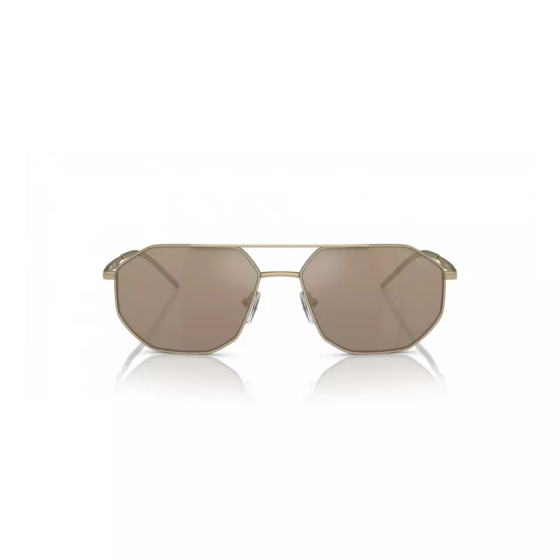 EMPORIO ARMANI EA2147-30025A aurinkolasit matta musta harmaa suorakaiteen muotoinen miesten