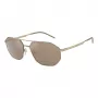EMPORIO ARMANI EA2147-30025A aurinkolasit matta musta harmaa suorakaiteen muotoinen miesten