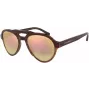 EMPORIO ARMANI EA4128F57494Z miesten suorakaiteen muotoiset aurinkolasit, mattamusta kehys, harmaat linssit, 54/21/140 mm