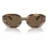 EMPORIO ARMANI EA4230U614973 suorakaiteen muotoiset aurinkolasit mattamusta tummanharmaa 48mm