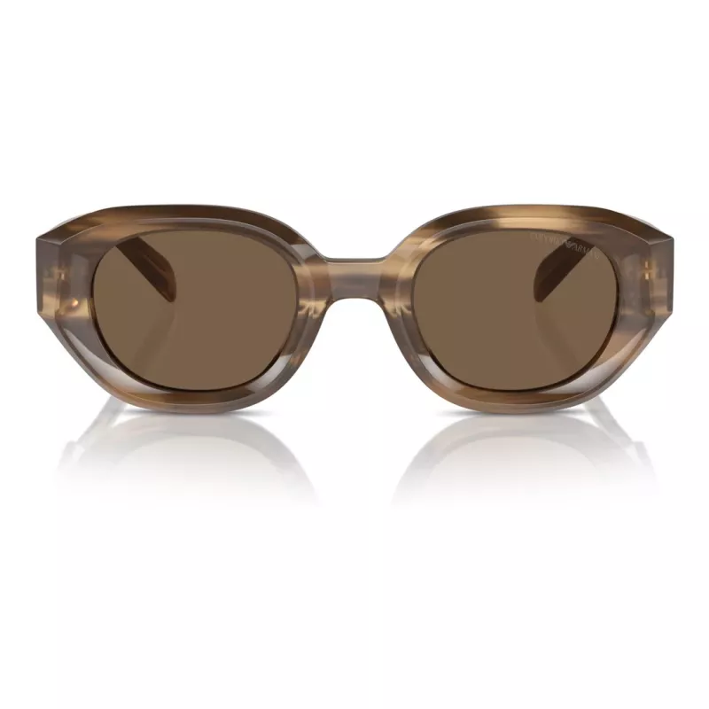 EMPORIO ARMANI EA4230U614973 suorakaiteen muotoiset aurinkolasit mattamusta tummanharmaa 48mm