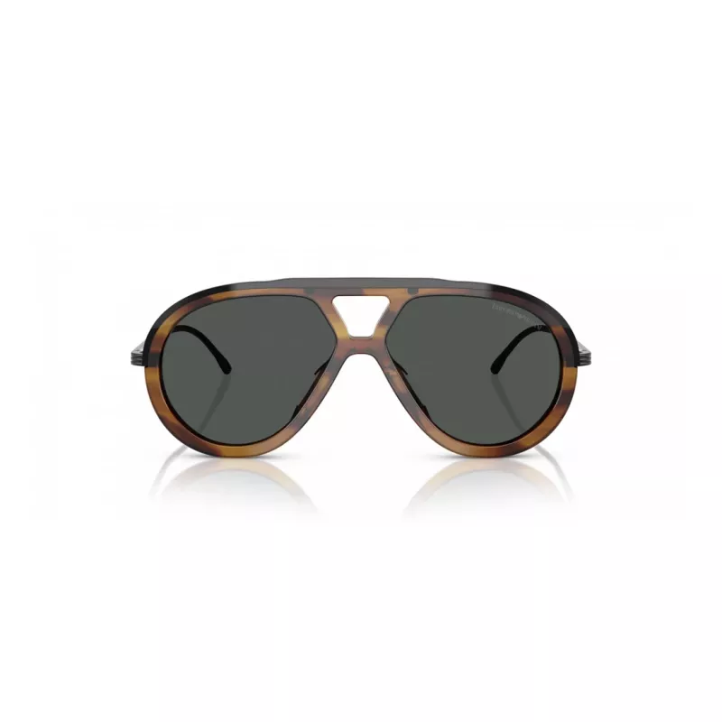 EMPORIO ARMANI EA4242U 621287 miesten aurinkolasit mattamusta harmaa 56 mm