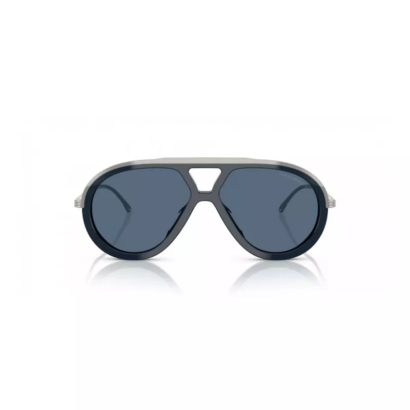 EMPORIO ARMANI EA4242U621380 miesten aurinkolasit - mattamusta kehys, harmaa liukuvärilinssit, 56 mm