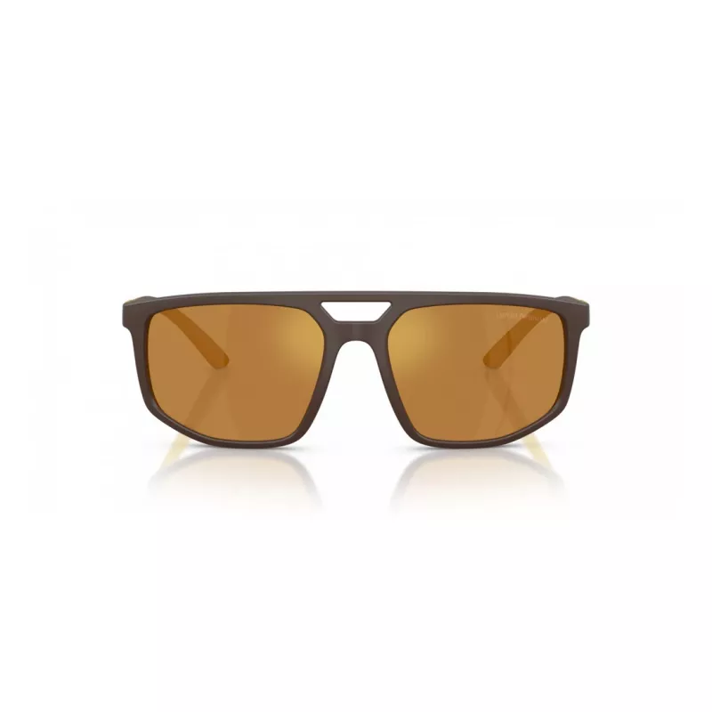 EMPORIO ARMANI EA4248U62586H miesten aurinkolasit mattamusta harmaa peili hopea 58mm