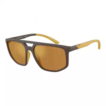 EMPORIO ARMANI EA4248U62586H miesten aurinkolasit mattamusta harmaa peili hopea 58mm