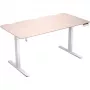 ENDORFY Atlas L sähköisesti korkeussäädettävä seisoma-istumatyöpöytä, vaalea puu, 1400x600 mm
