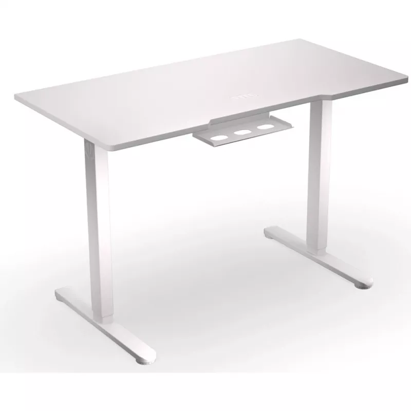 ENDORFY Atlas S Electric Onyx White korkeussäädettävä työpöytä 120x60 cm