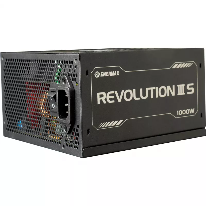 Enermax Revolution3 1000W 80+ Platinum ATX 3.1 täysin modulaarinen virtalähde