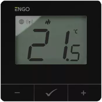 ENGO Controls E25-230B älykäs Wi-Fi-termostaatti, pinta-asennus, 230V